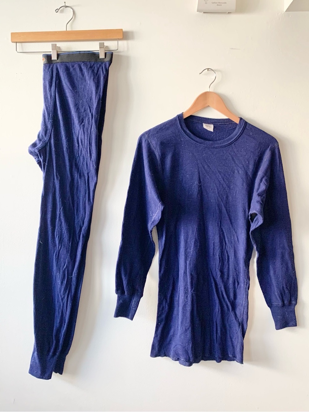 NEW Duofold Mens Navy Thermal Top and Pant Set